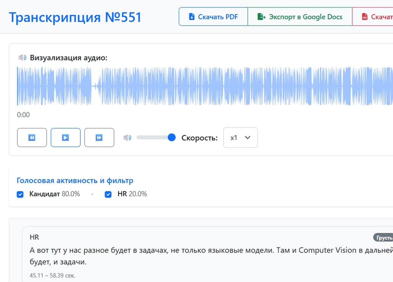 Умная операционная система для рабочих переговоров
